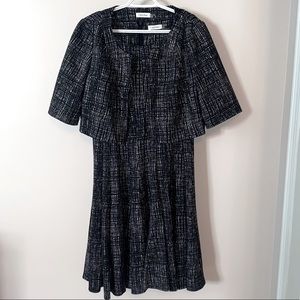 B&W 2 piece Calvin Klein dress